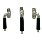 Espagnolette Handle 2785 Nickel/Black