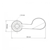 Varvel 30 mm Krom