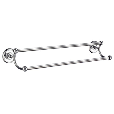 VILLA Double Towel rail Chrome
