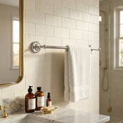 VILLA Single Towel rail Chrome