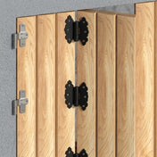 Butt hinge 90x60mm Black