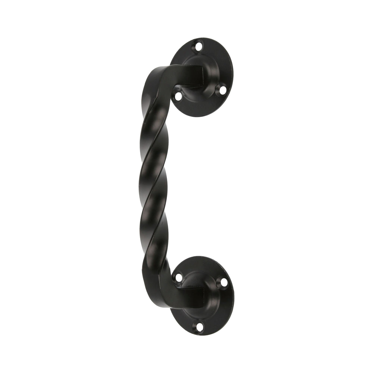 Pull Handle Black Lacquered Cast Iron 190 mm