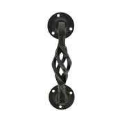 Pull Handle Black Lacquered Cast Iron 192 mm