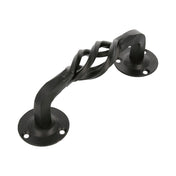 Pull Handle Black Lacquered Cast Iron 192 mm