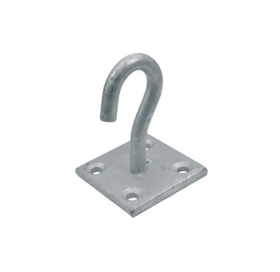 Mounting Plate with Hook Hot-Dip Galvanised