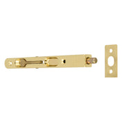Flush Bolt 250mm Brass-plated
