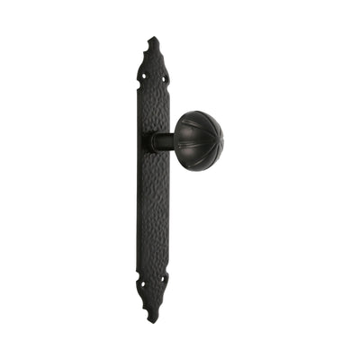 Pull Handle Black Lacquered Iron 280 mm