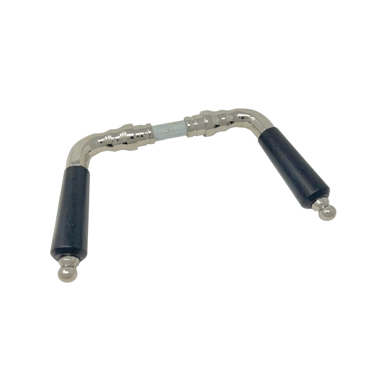 Door Handle 785 Nickel/Black Wood
