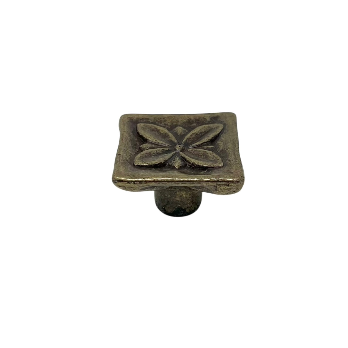 Knopp 35x35 mm Antikkbehandlet