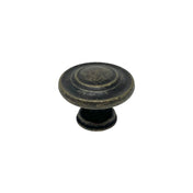 Knopp 33 mm Antikbehandlad