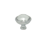 Knop 30mm Krom/Glas