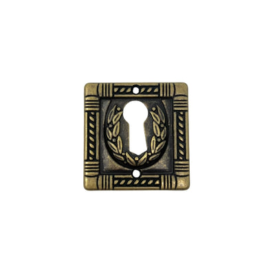 Key Escutcheon 30 x 30 mm Antique finish