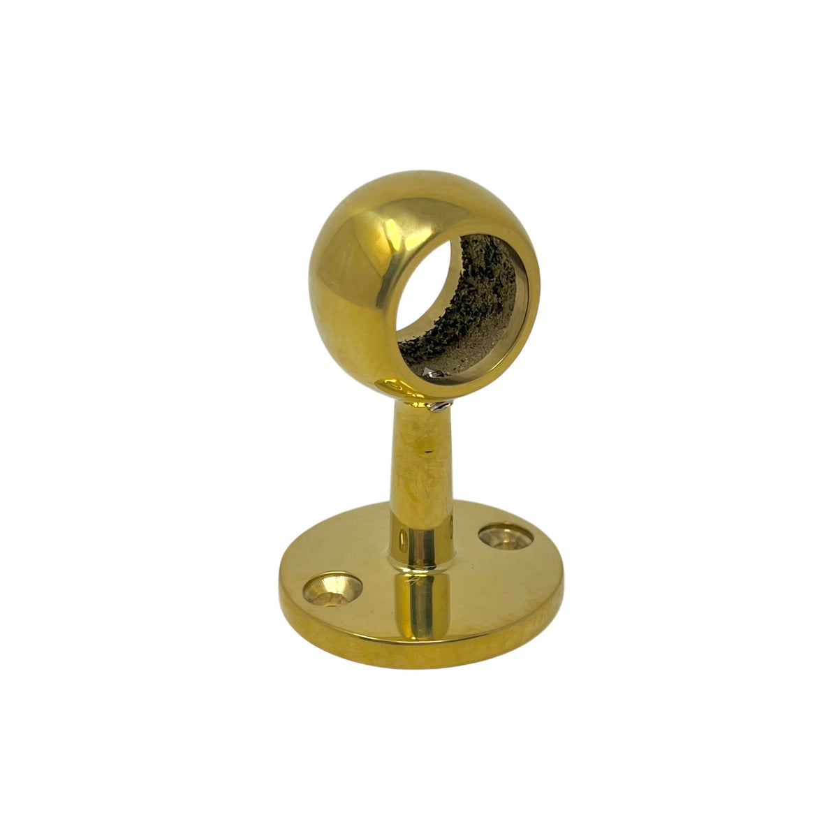 Tube Bracket Centre Bracket Brass 19 mm