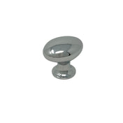 Knop OVAL 35 Krom