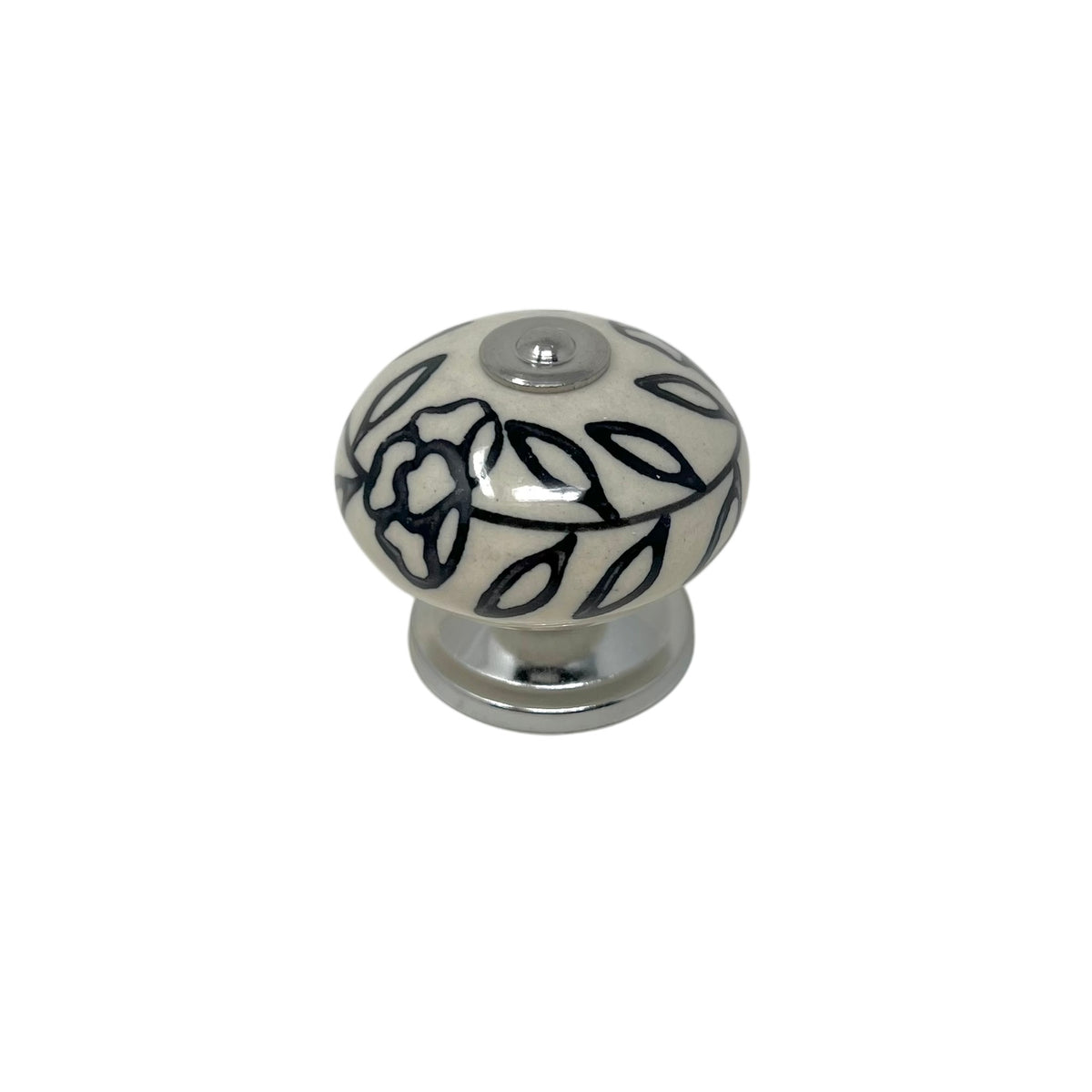Knopp 41 mm PORSLIN/Krom
