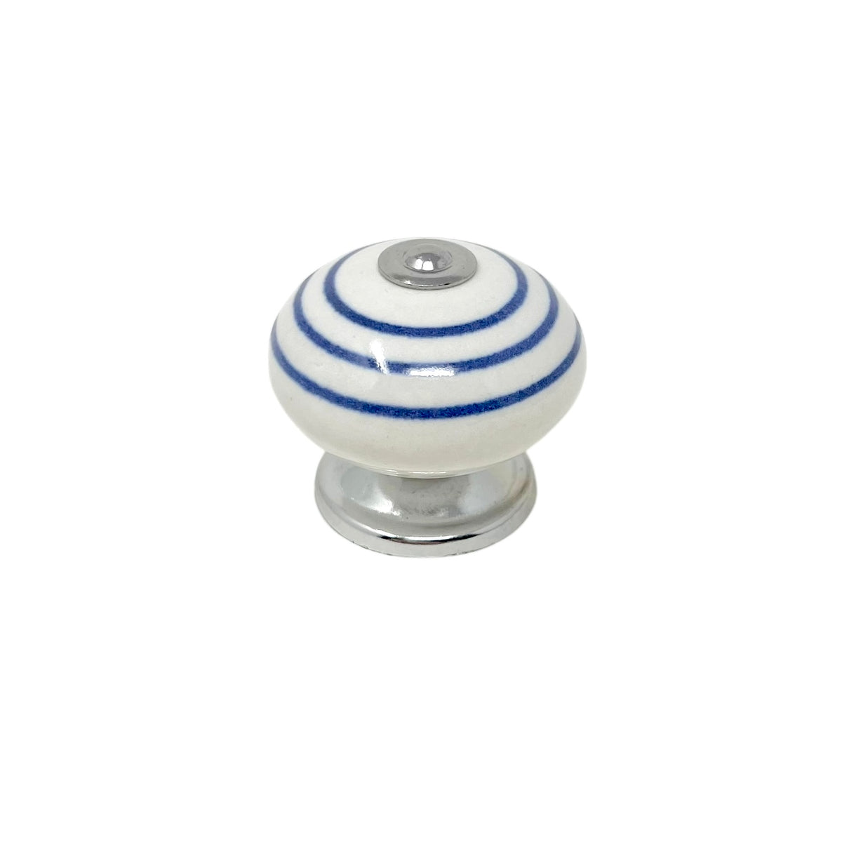 Knob 41 mm Porcelain/Chrome