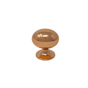 Knopp OVAL Kobberfinish