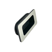 Recessed Cup Handle 85 mm Silver