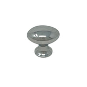 Knop OVAL 35 Krom