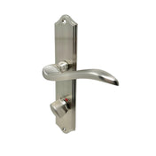 Dörrhandtag Mattborstad Nickel