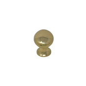 Knob Oval Brass