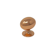 Knopp OVAL Kobberfinish