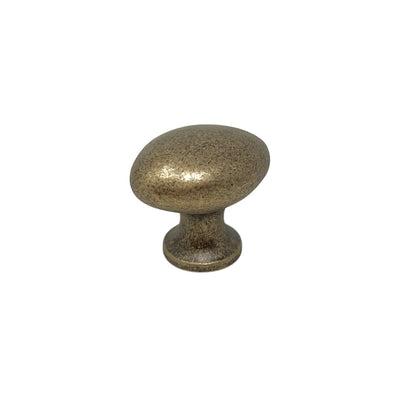 Knob Oval Antique finish