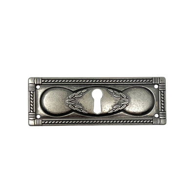Key Escutcheon Horizontal Pewter oxide
