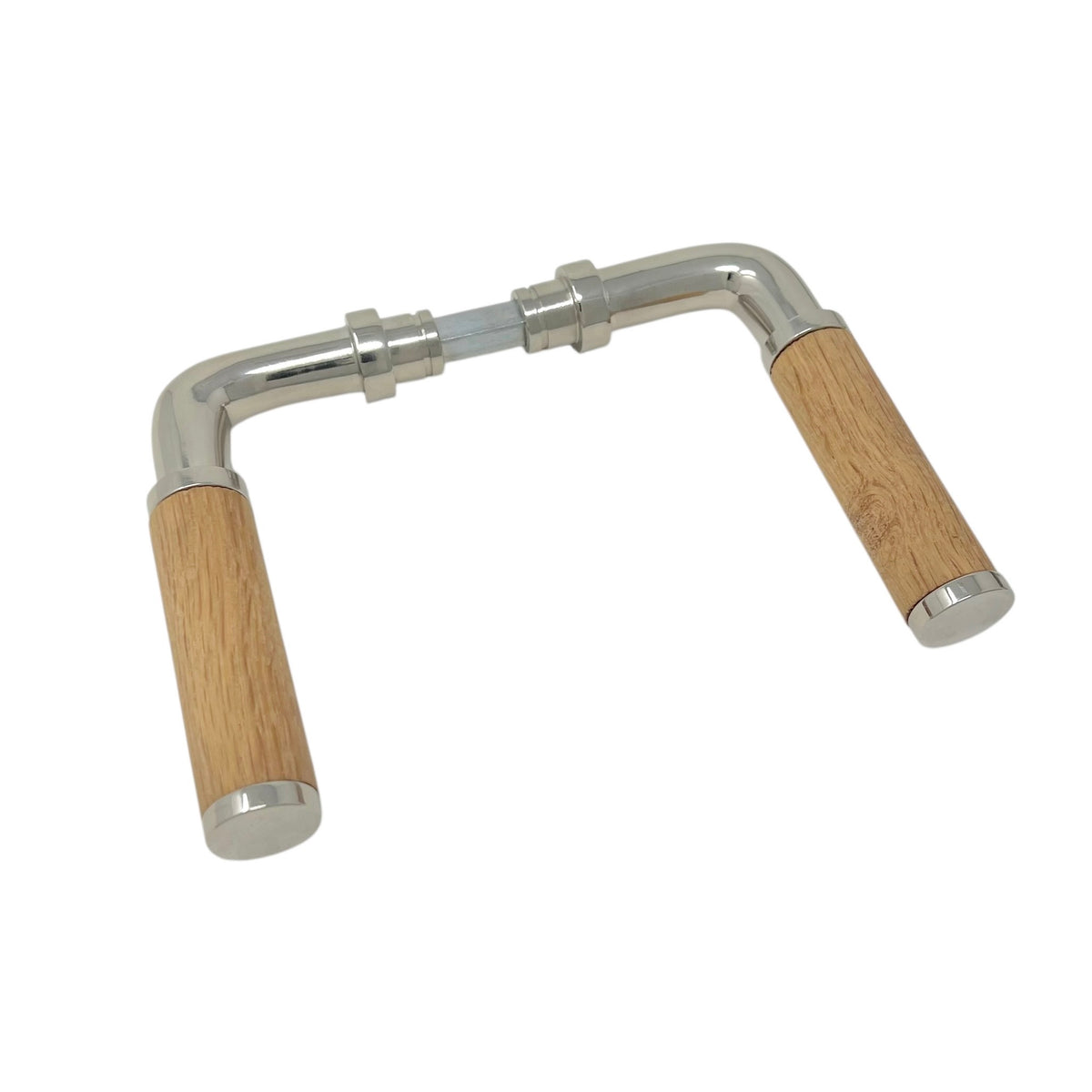 Dörrhandtag 383 Förnicklad/Ek