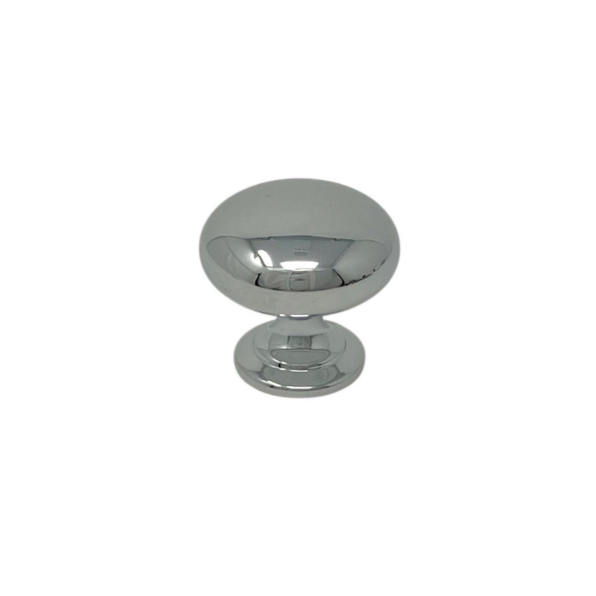 Knopp 34 mm Krom