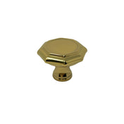 Knob OKTAGON 35 mm Brass