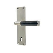 Door Handle 383 Nickel/Black