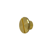 Slotted Cap Nut Satin-Brushed Brass M10