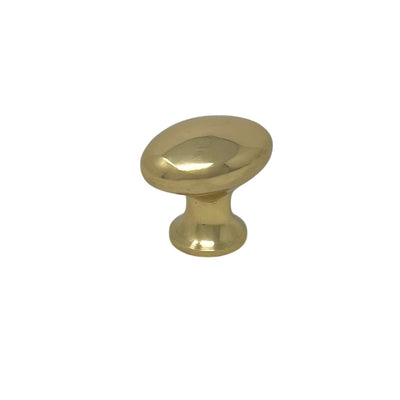 Knopp OVAL Mässing