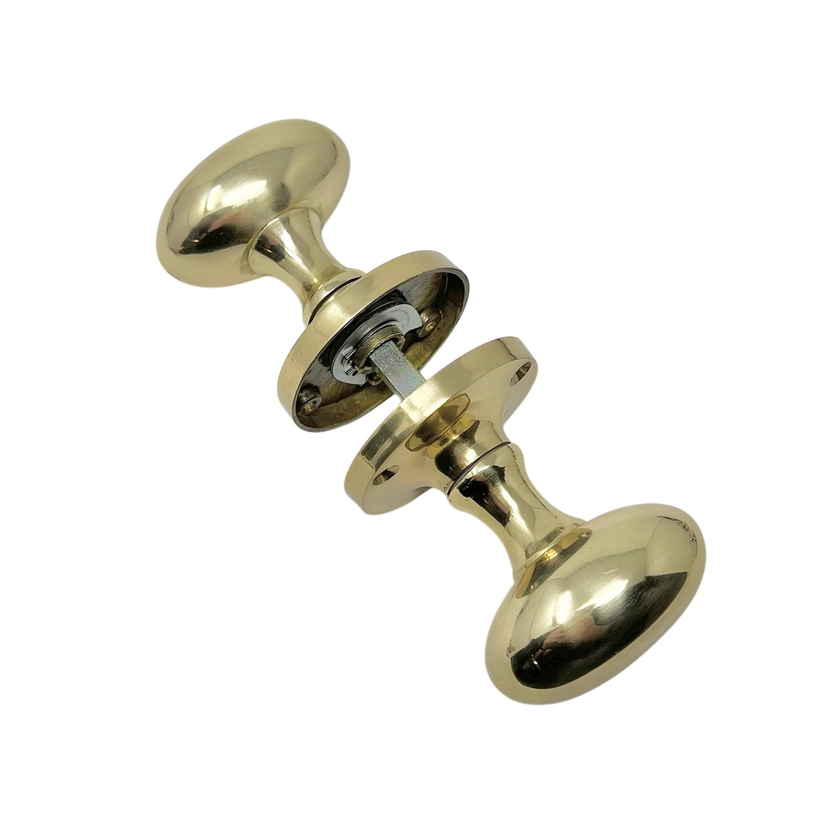 Door Knob Oval Brass