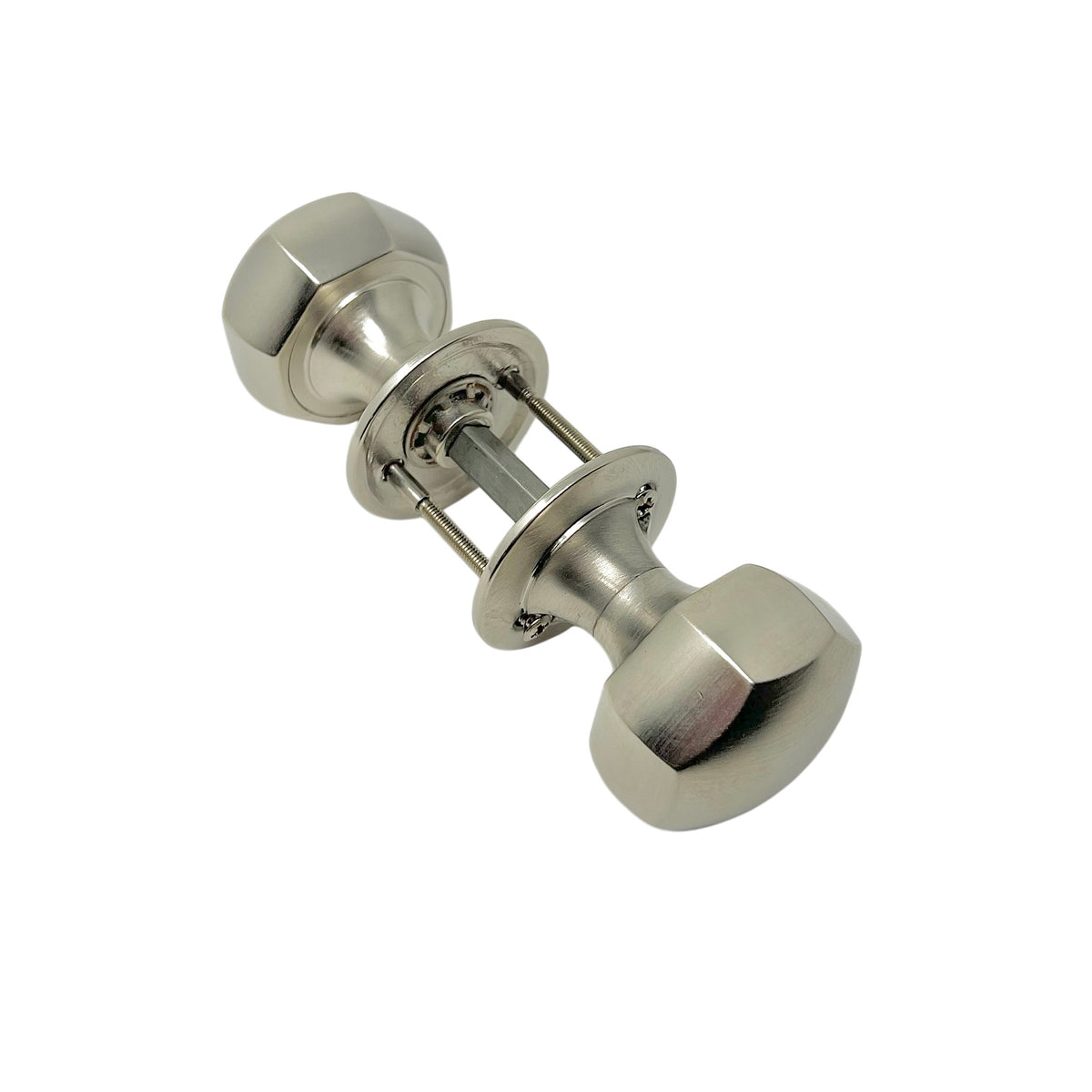 Door Knob 459 Satin Nickel-Plated Brass