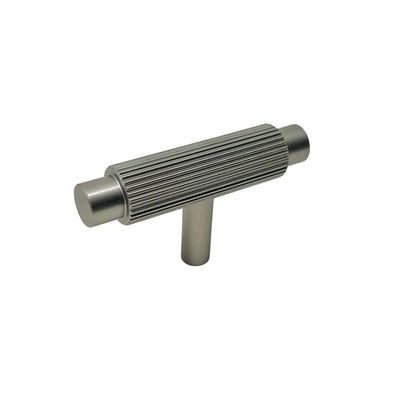T-Knob Nero 60mm Satin Nickel