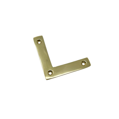 Corner Bracket Brass 55x55mm