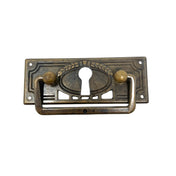 Furniture Handle with Keyhole 85 mm Antique finish