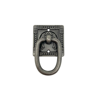 Ring Pull Square 35 x 35 mm Pewter oxide