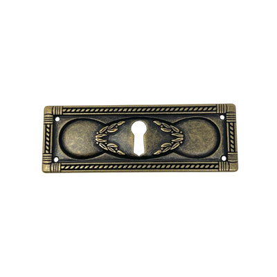 Key Escutcheon Horizontal Antique finish
