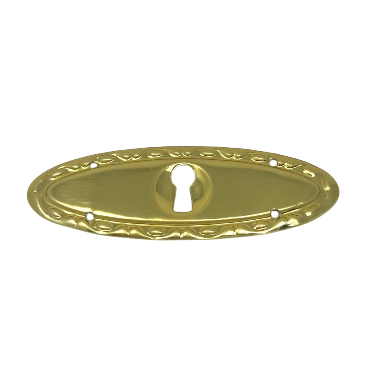 Key Escutcheon Horizontal 32 x 95 mm Brass