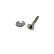 Rosetskrue 13 mm Krom