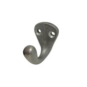 Single Hook Unlacquered Cast Iron