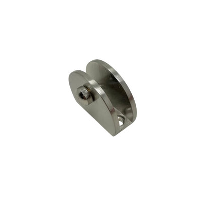 Glass Clamp 5-8 Stainless Steel Look