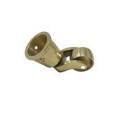 Furniture Castor with Sleeve Brass