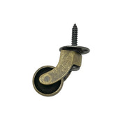 Furniture Castor 25MM Antique Brass