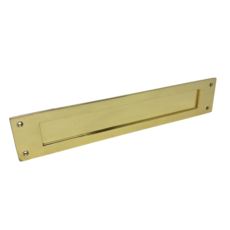 Letter Plate 266-380-75 Brass