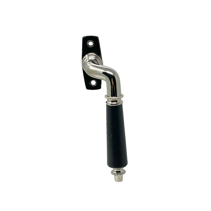 Spanjoletthandtag 2954 Nickel/Svart
