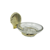 Soap Dish "Shell" Brass-Plated